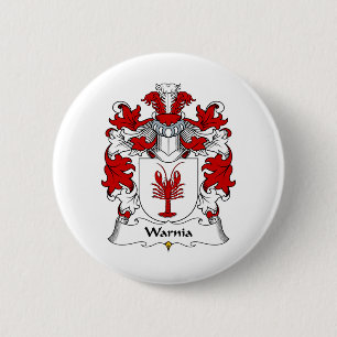Warnia Family Crest 6 Cm Round Badge