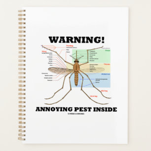 Warning! Annoying Pest Inside Mosquito Anatomy Planner