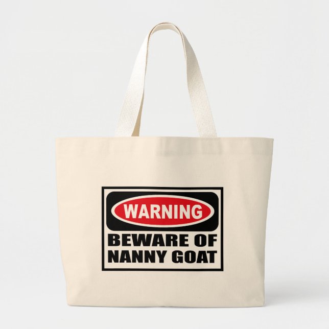 Warning BEWARE OF NANNY GOAT Bag (Front)