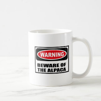 Warning BEWARE OF THE ALPACA Mug