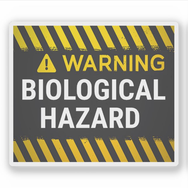 Warning Biological Hazard (Front)