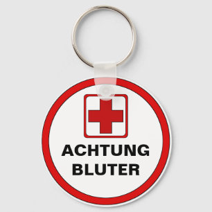 Warning - BLUTER Key Ring