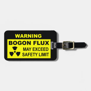 Warning: Bogon Flux Luggage Tag