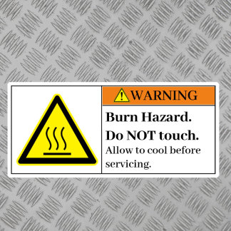 Warning/Burn Hazard