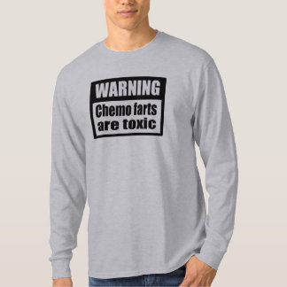 WARNING Chemo farts are toxic AA long sleeve T-Shirt