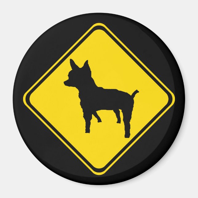Warning - Chihuahua Xing! Magnet (Front)