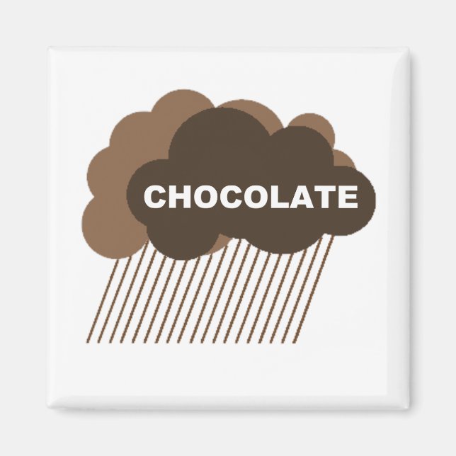 Warning: Chocolate Rain Magnet (Front)