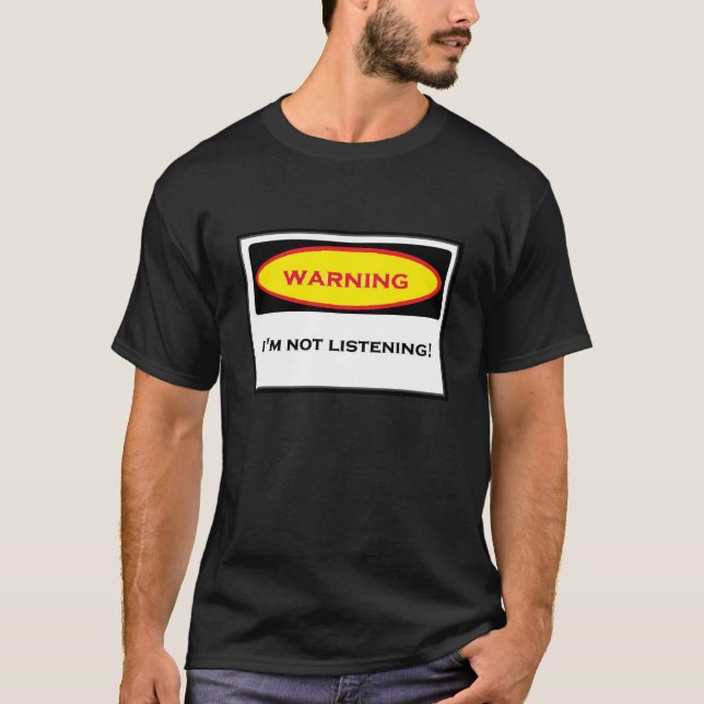 Warning Collection T-Shirt (Front)