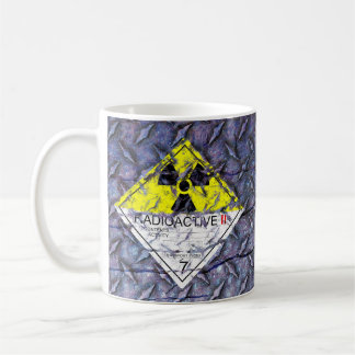 Warning! Corroded Radioactive Cat.2 Signs -  Coffee Mug