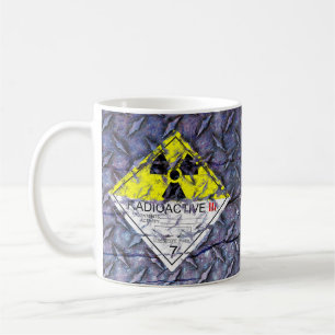 Warning! Corroded Radioactive Cat.3 Signs - Coffee Mug