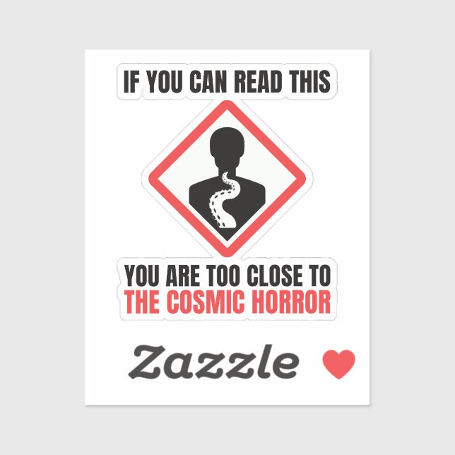 Warning Cosmic Horror Cthulhu Lovecraft (Sheet)