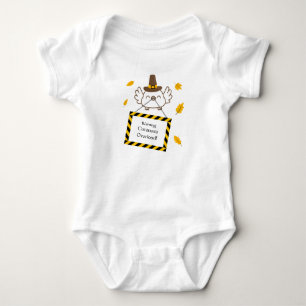 Warning: Cuteness Overload! Thanksgiving Gift Text Baby Bodysuit