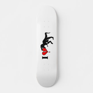 Warning! dinosaur eat heart skateboard