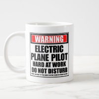Warning Electric Plane Pilot Hard At Work