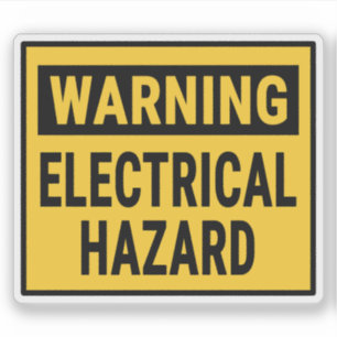 Warning Electrical Hazard