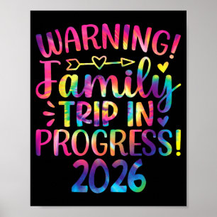 Warning Family Trip In Progress 2026  Poster
