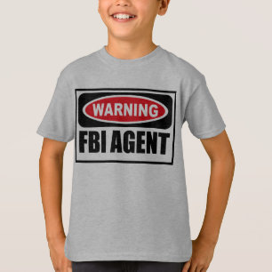 Warning FBI AGENT Kid's T-Shirt
