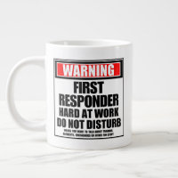 Warning First Responder Hard At Work