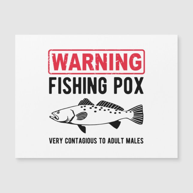 Warning Fishing Pox  (Front)
