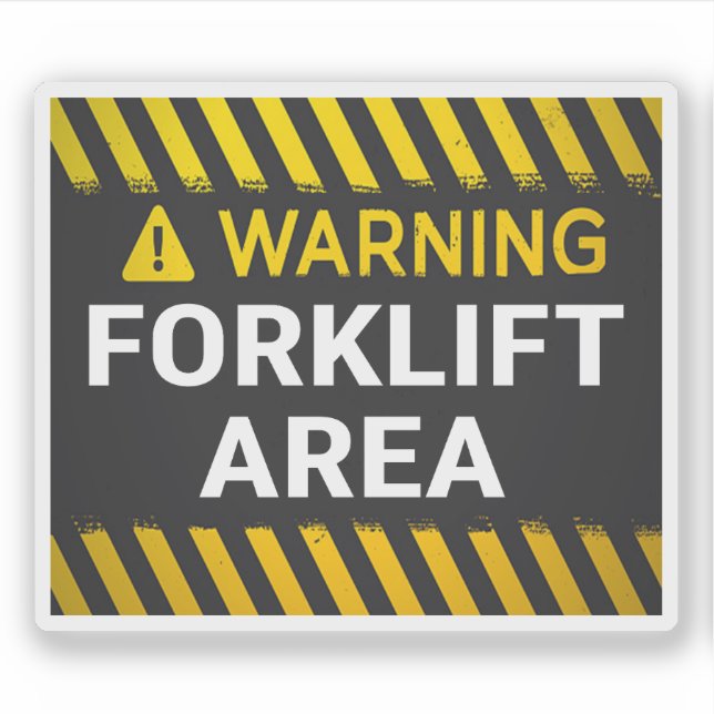 Warning Forklift Area (Front)