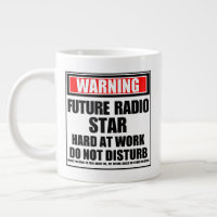 Warning Future Radio Star Hard At Work