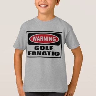Warning GOLF FANATIC Kid's T-Shirt