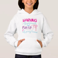 Warning Gymnast May Flip at Any Time
