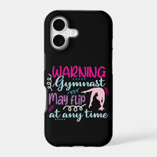 Warning Gymnast May Flip at Any Time