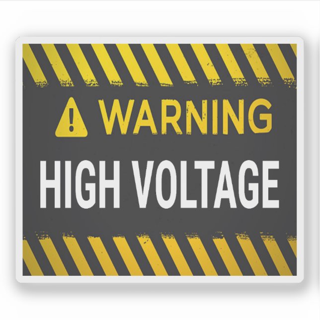 Warning High Voltage (Front)