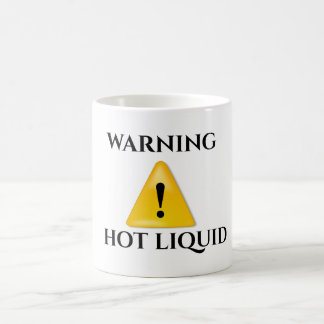 Warning hot liquid magic mug
