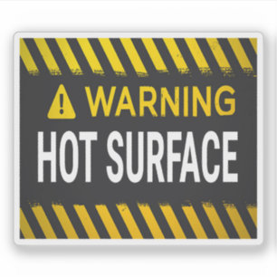 Warning Hot Surface