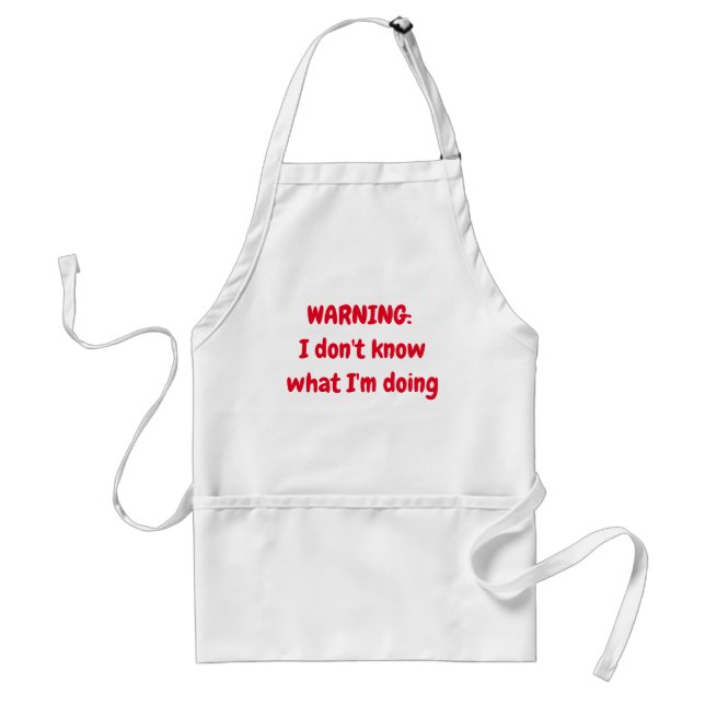 Warning, I don't know what I'm doing, template  Ad Standard Apron (Front)