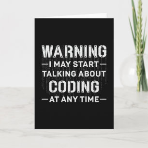 Warning I May Start Coding Medical Coder Hospital Card