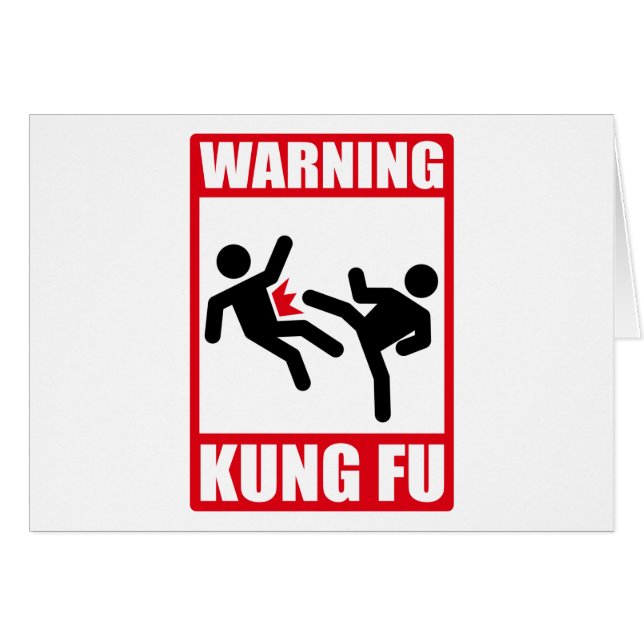 warning kung fu (Front Horizontal)