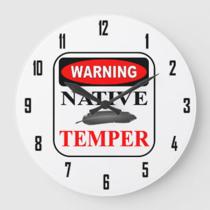 WARNING LARGE CLOCK