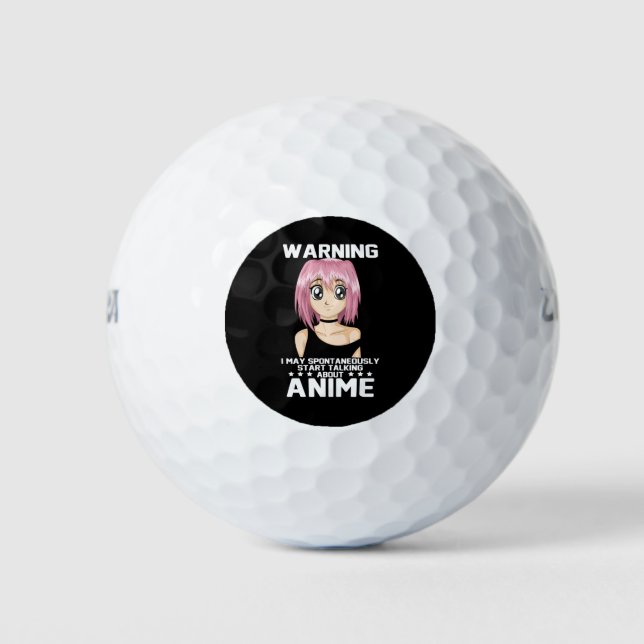 warning may start talking about anime golf balls (Front)