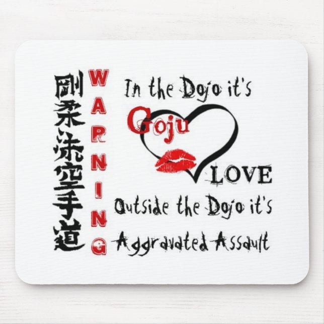 Warning Mouse Pad (Front)