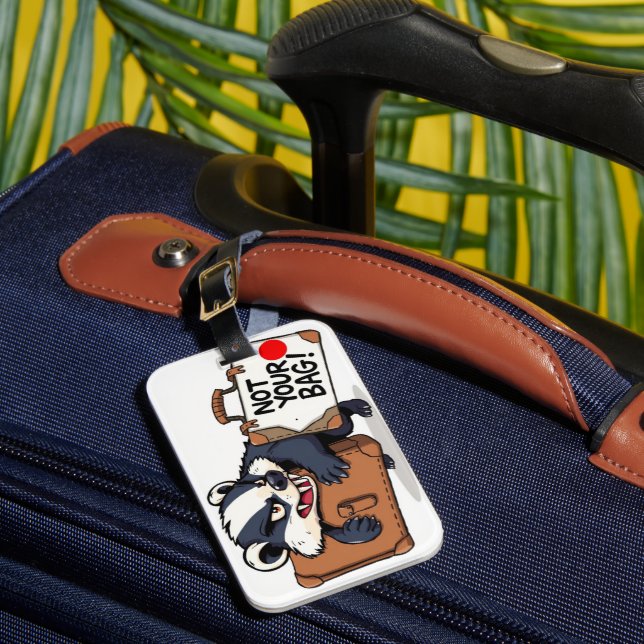 Warning Not Your Bag Don't Touch Luggage Tag (Front Insitu 1)