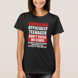 Warning Officially Teenager T-Shirt