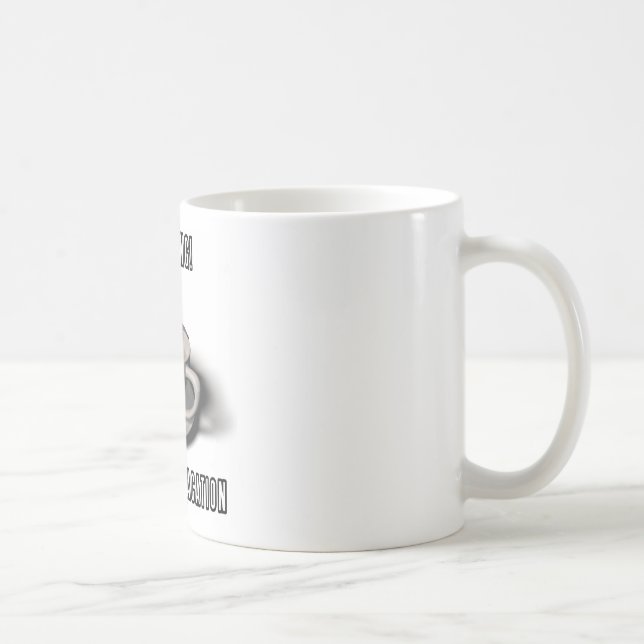 Warning! On Mental Vacation (Duke Java Coffee Cup) Mug (Right)