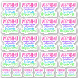 Warning! Opening package will result in Extreme...