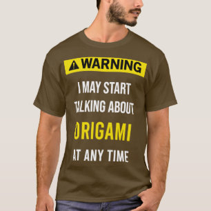 Warning Origami T-Shirt