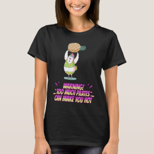 Warning Pilates Make You Hot Saying Humour T-Shirt