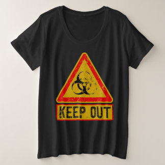 Warning  plus size T-Shirt