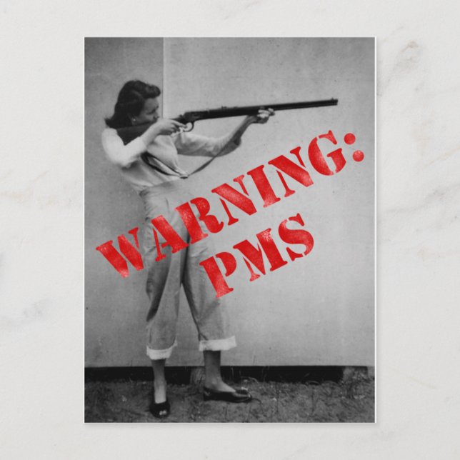 Warning: PMS Postcard (Front)