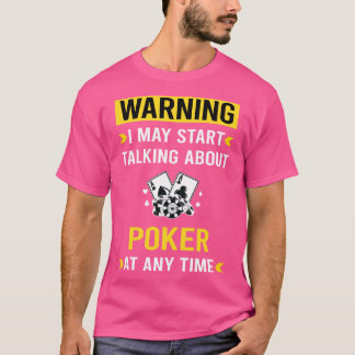 Warning Poker T-Shirt