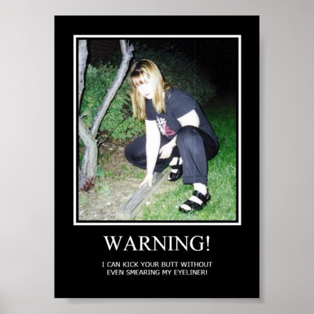 Warning Poster (Front)