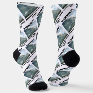 Warning! Pyroclastic Flows Inside Volcano Socks