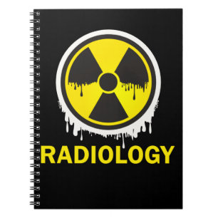 Warning Radiology Symbol Xray Radiologist Notebook