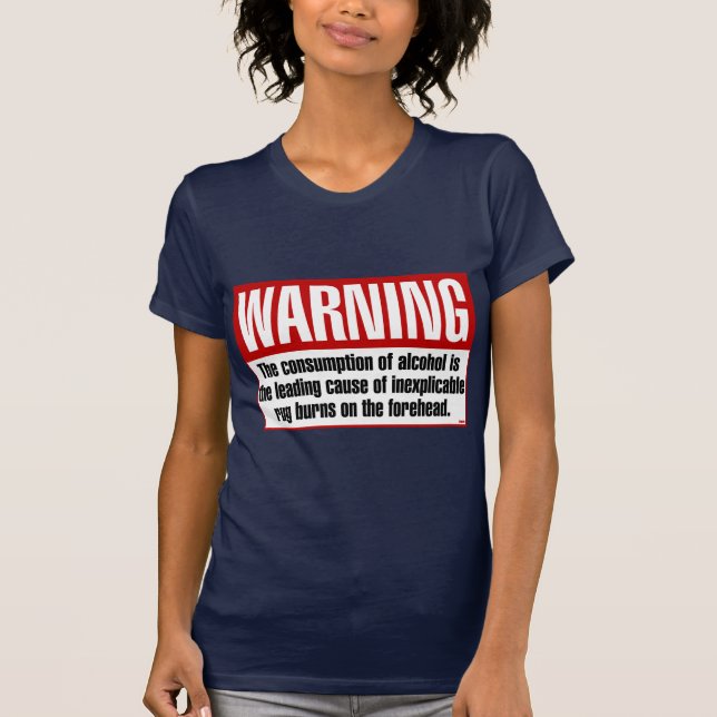 WARNING: Rugburns T-Shirt (Front)